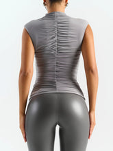 Load image into Gallery viewer, BRING THE RUCHED DRAMA TOP