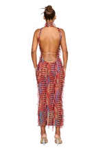 Load image into Gallery viewer, COUCOO FURKA DRESS IN RED TAPE