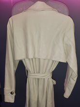 Load image into Gallery viewer, BOOHOO TRENCH COAT IN CREAM