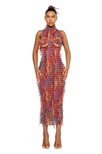 Load image into Gallery viewer, COUCOO FURKA DRESS IN RED TAPE