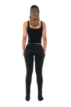 Load image into Gallery viewer, COUCOO BASIC CROPPED TANK IN BLACK/ WHITE