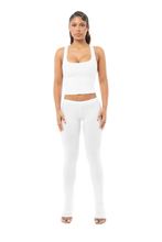 Load image into Gallery viewer, COUCOO BASIC CROPPED TANK IN BLACK/ WHITE