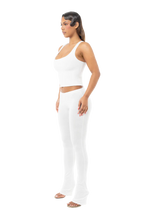 Load image into Gallery viewer, COUCOO BASIC CROPPED TANK IN BLACK/ WHITE