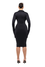 Load image into Gallery viewer, COUCOO MOOREA DRESS - ASH BLACK