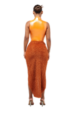 Load image into Gallery viewer, COUCOO KAIBU MIDI SKIRT - ANEMONE ORANGE