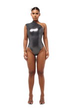 Load image into Gallery viewer, COUCOO ASYMMETRIC JANI BODYSUIT IN LUCKY PENNY / VARIOUS COLOURS