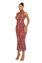Load image into Gallery viewer, COUCOO FURKA DRESS IN RED TAPE