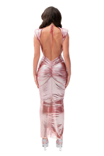 Load image into Gallery viewer, AURORA DRESS IN MOLTEN GOLD / BLUSH QUARTZ
