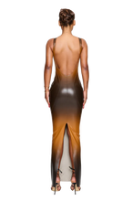 Load image into Gallery viewer, COUCOO BRAGA DRESS / CARAMEL MARBLE