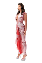 Load image into Gallery viewer, AURORA DRESS IN MOLTEN GOLD / BLUSH QUARTZ