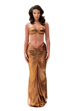 Load image into Gallery viewer, COUCOO SOLAR SKIRT AND TOP SET IN BLUSH QUARTZ / MOLTEN