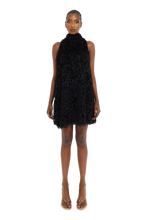 Load image into Gallery viewer, KAIBU MINI DRESS IN BLACK SESAME