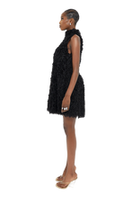 Load image into Gallery viewer, KAIBU MINI DRESS IN BLACK SESAME
