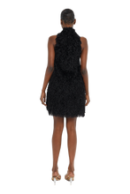 Load image into Gallery viewer, KAIBU MINI DRESS IN BLACK SESAME
