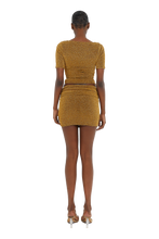 Load image into Gallery viewer, COUCOO TAKU TOPS AND SKIRTS IN MAGENTA / BLUE / HOT HONEY