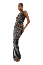 Load image into Gallery viewer, COUCOO BIAFO SKIRT IN PECAN PAILLETTE