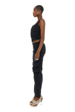 Load image into Gallery viewer, COUCOO PERITO SKIRT IN SATIN BLACK / SKI SLOPE