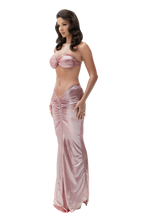 Load image into Gallery viewer, COUCOO SOLAR SKIRT AND TOP SET IN BLUSH QUARTZ / MOLTEN