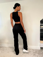 Load image into Gallery viewer, BOOHOO CARGO TROUSERS IN STONE OR BLACK