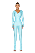 Load image into Gallery viewer, COUCOO LANAI LONG SLEEVE TOP IN PARTY POOL