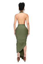 Load image into Gallery viewer, THE COUCOO DIONE HALTER MIDI DRESS IN WARIOUS COLOURS