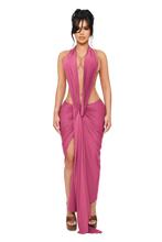 Load image into Gallery viewer, COUCOO DIONE HALTER MIDI DRESS IN VARIOUS COLOURS