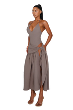 Load image into Gallery viewer, COUCOO ATACAMA DRESS IN SAILOR / HOT HIBISCUS / CRUSHED ICE/ FRESH BREATH / SATIN BLACK
