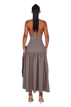 Load image into Gallery viewer, COUCOO ATACAMA DRESS IN SAILOR / HOT HIBISCUS / CRUSHED ICE/ FRESH BREATH / SATIN BLACK