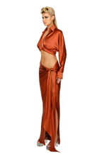 Load image into Gallery viewer, COUCOO DENALI SHIRT IN SIREN / SUMAC / BURNT HONEY / PRUSSIAN