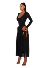 Load image into Gallery viewer, COUCOO ATACAMA LONG SLEEVE KNIT IN BLACK CAT / DEEP SPACE