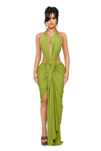 Load image into Gallery viewer, THE COUCOO DIONE HALTER MIDI DRESS IN WARIOUS COLOURS