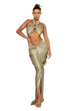 Load image into Gallery viewer, COUCOO LAUCALA SKIRT IN BEE POLEN / SATIVA GREEN / VIOLET / BARRACUDA BLUE / OYSTER