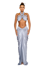 Load image into Gallery viewer, COUCOO LAUCALA SKIRT IN BEE POLEN / SATIVA GREEN / VIOLET / BARRACUDA BLUE / OYSTER