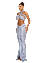 Load image into Gallery viewer, COUCOO LAUCALA SKIRT IN BEE POLEN / SATIVA GREEN / VIOLET / BARRACUDA BLUE / OYSTER