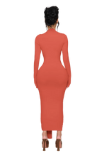 Load image into Gallery viewer, COUCOO NOXRA DEEP PLUNGE DRESS IN UNTOUCHED BUTTER / BLACK / DEEP BERRY / PISTACHIO