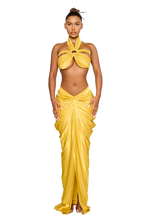 Load image into Gallery viewer, COUCOO LAUCALA SKIRT IN BEE POLEN / SATIVA GREEN / VIOLET / BARRACUDA BLUE / OYSTER