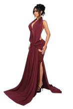 Load image into Gallery viewer, COUCOO FAEL CUT OUT MINI DRESS IN REDEDICATED