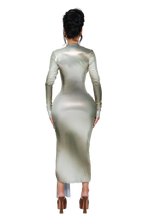 Load image into Gallery viewer, COUCOO LYCHEE DRESS IN MERCURY / STRAWBERRY SMOKE