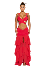 Load image into Gallery viewer, COUCOO SANI SKIRT IN CHANTILLY / INFINITY POOL / DRAGON FRUIT / POPPY PETAL