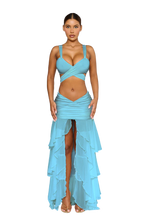 Load image into Gallery viewer, COUCOO SANI SKIRT IN CHANTILLY / INFINITY POOL / DRAGON FRUIT / POPPY PETAL