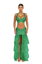 Load image into Gallery viewer, COUCOO SANI CROP IN RHUBARB / MONSTERA / CHANTILLY / POPPY PETAL / PASSION FRUIT / MOJITO/ DRAGON FRUIT.