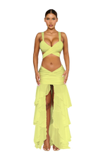 Load image into Gallery viewer, COUCOO SANI CROP IN RHUBARB / MONSTERA / CHANTILLY / POPPY PETAL / PASSION FRUIT / MOJITO/ DRAGON FRUIT.