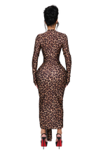 Load image into Gallery viewer, COUCOO NOXRA DEEP PLUNGE DRESS IN UNTOUCHED BUTTER / BLACK / DEEP BERRY / PISTACHIO