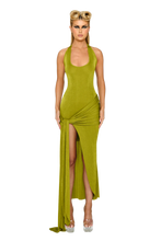 Load image into Gallery viewer, COUCOO JAYA DRESS IN SCALLION / BLUE BLOOD / SAFFRON / CONCH SHELL