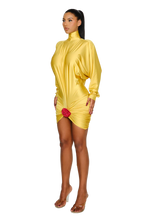Load image into Gallery viewer, COUCOO GOBI DRESS IN EGG YOLK