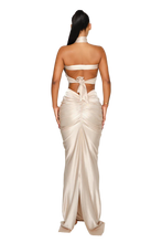 Load image into Gallery viewer, LADAKH SKIRT IN BEE POLEN / SATIVA GREEN / OYSTER / VIOLET ICE / BARRACUDA BLUE/ ROMAN COIN