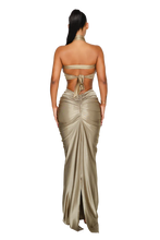 Load image into Gallery viewer, LADAKH SKIRT IN BEE POLEN / SATIVA GREEN / OYSTER / VIOLET ICE / BARRACUDA BLUE/ ROMAN COIN