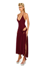 Load image into Gallery viewer, COUCOO ATACAMA KNIT DRESS IN CHIANTI