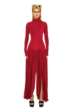 Load image into Gallery viewer, COUCOO PARBAT DRESS IN BLACK BEAR / MELBEC / CHERRY