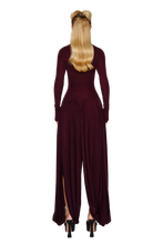 Load image into Gallery viewer, COUCOO PARBAT DRESS IN BLACK BEAR / MELBEC / CHERRY